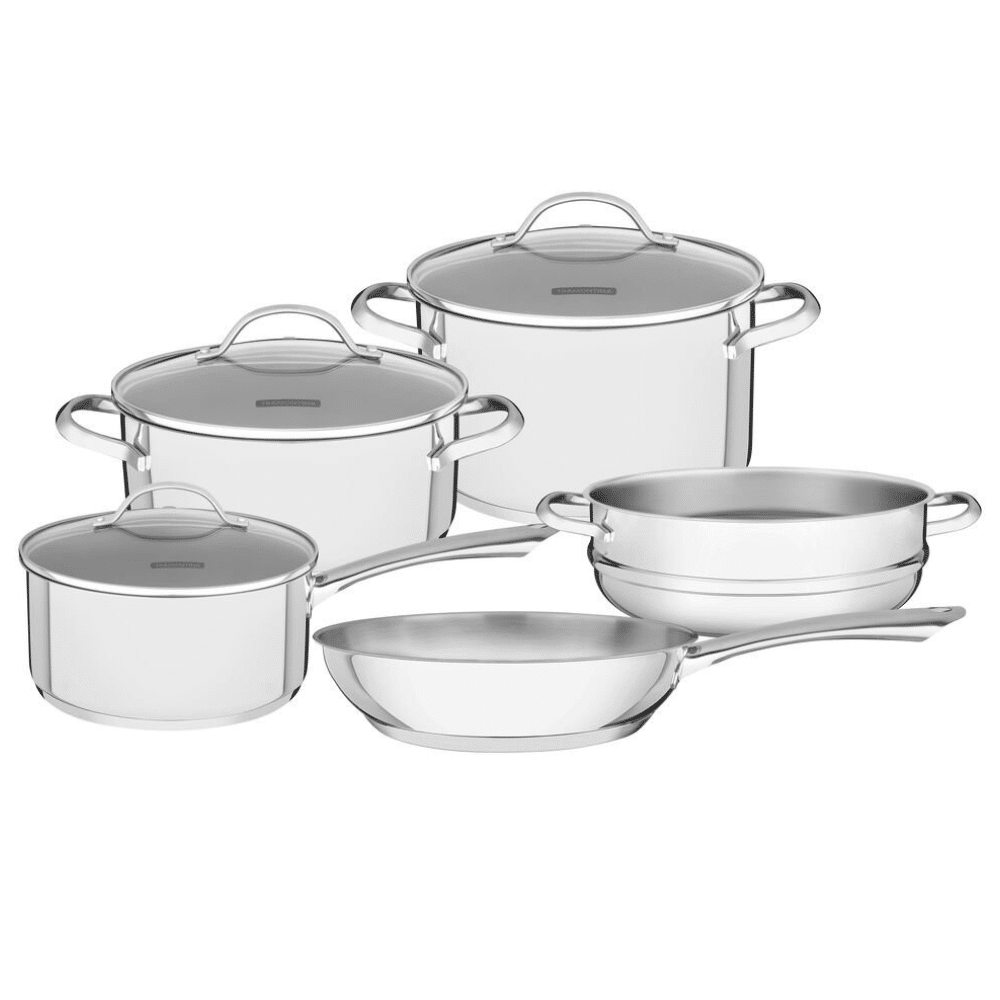 Jogo da Panelas Aço Inox 5 peças Una Indução Tramontina