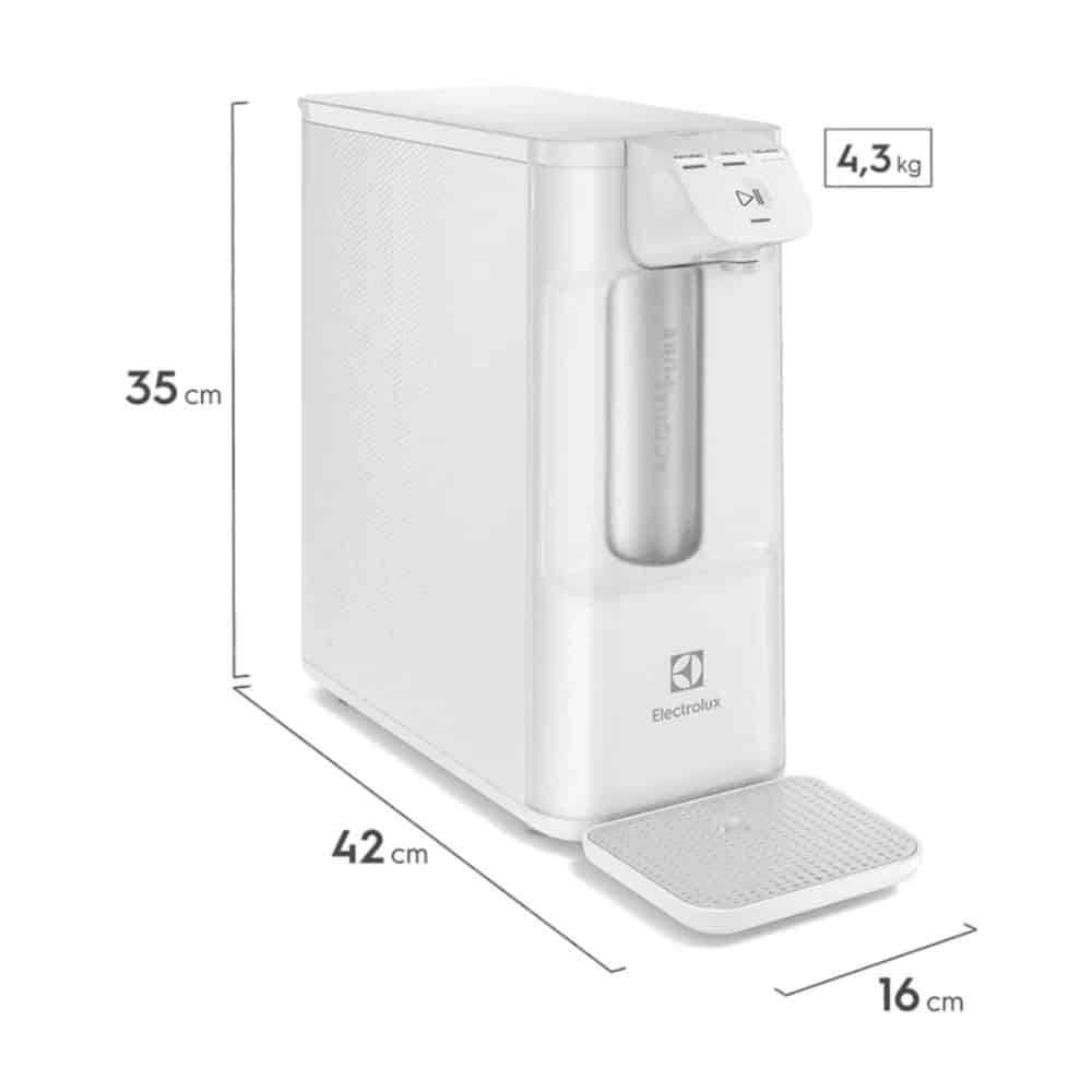 Purificador de Água Electrolux Pure 4x Touch PE12 Bivolt