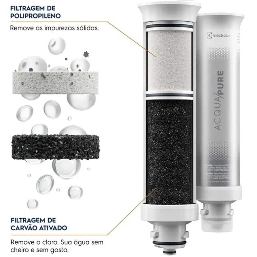 Purificador de Água Electrolux Pure 4x Touch PE12 Bivolt