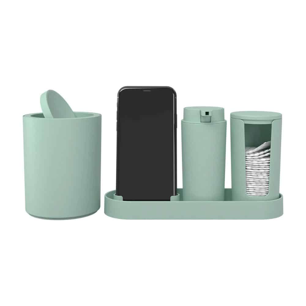 Kit Para Banheiro Serene Coza Brinox 4 peças - Cuidados Com a Pele