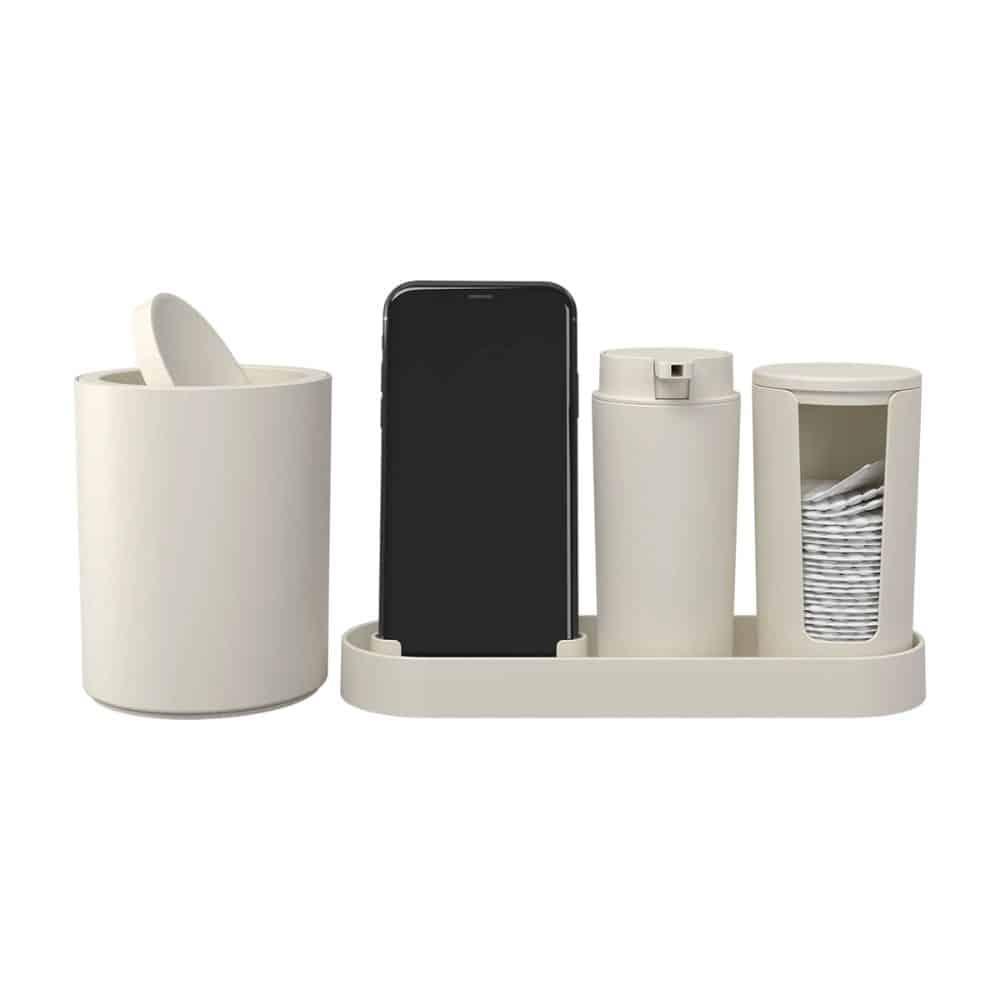 Kit Para Banheiro Serene Coza Brinox 4 peças - Cuidados Com a Pele