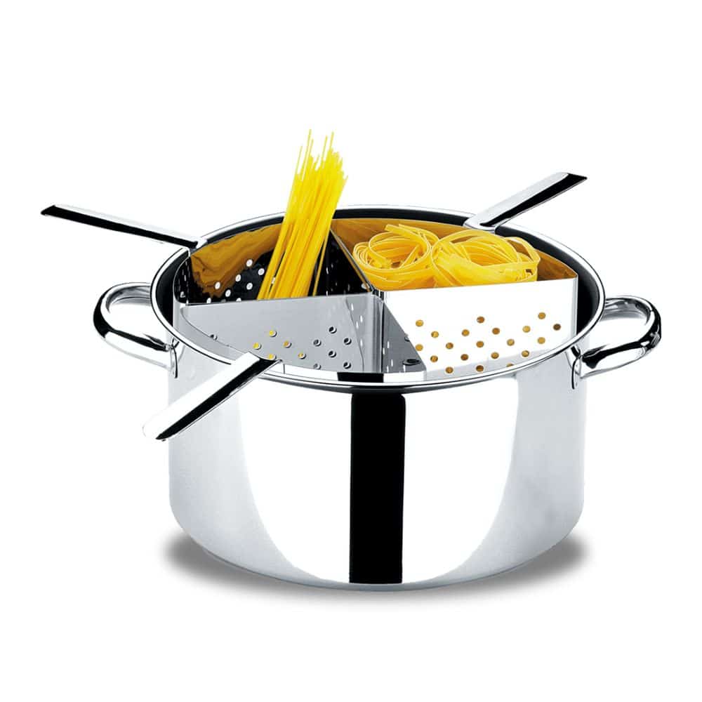 Espagueteira Macarrão de Inox 4 Divisões Linha Savoy Brinox