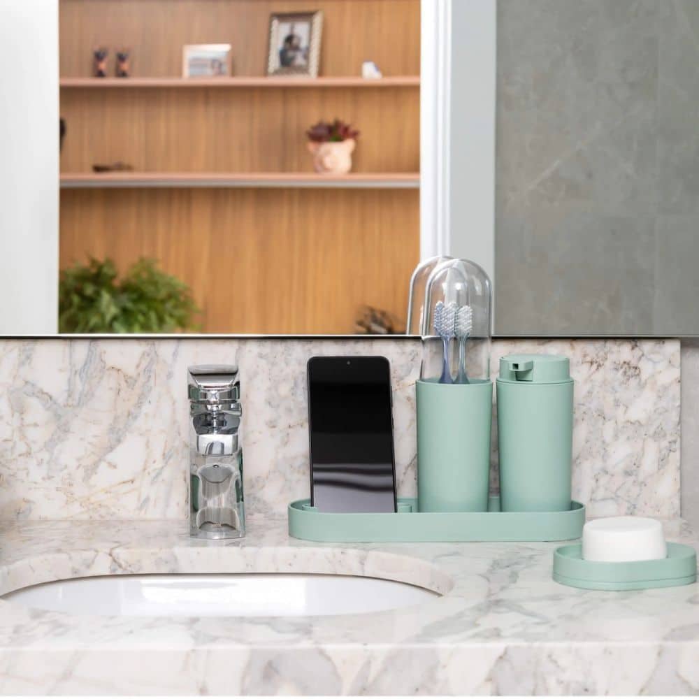 Kit Para Banheiro Serene Coza Brinox 4 peças - Cuidados Com a Pele