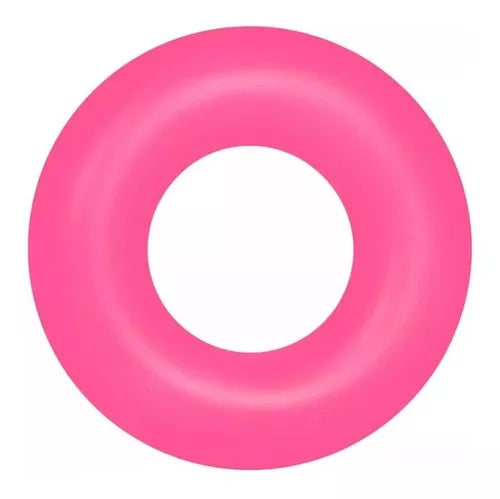 Kit 24 Boia Neon Piscina Circular Decoração Pool Party Rosa