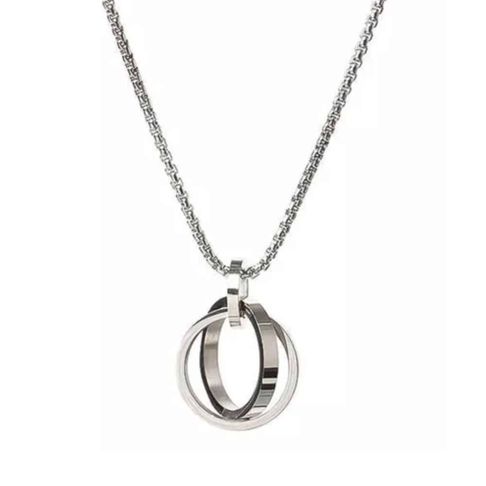 Colar Gates De Aço Prata - Key Design Caio Castro