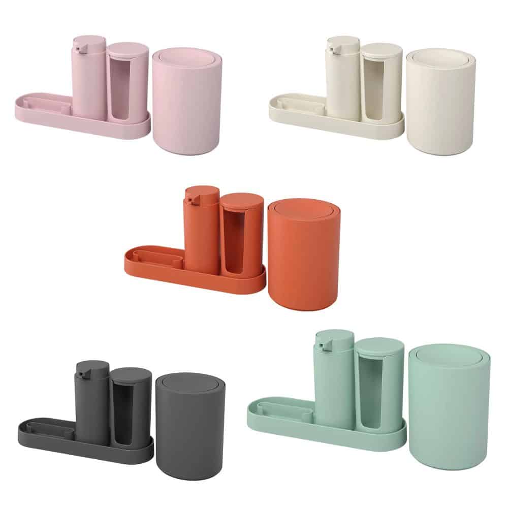 Kit Para Banheiro Serene Coza Brinox 4 peças - Cuidados Com a Pele