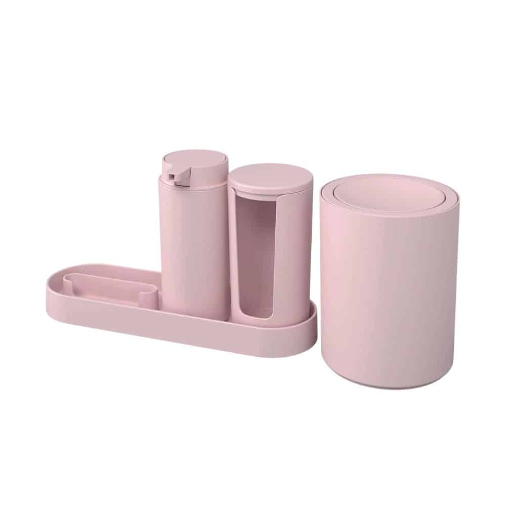 Kit Para Banheiro Serene Coza Brinox 4 peças - Cuidados Com a Pele