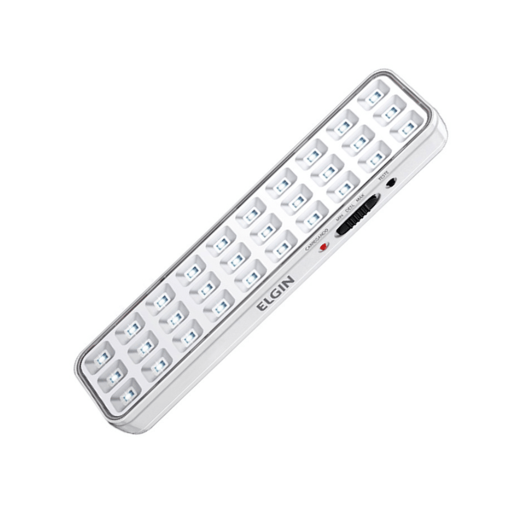 Kit Com 5 Luminária de Emergência 30 Led 2w Recarregável