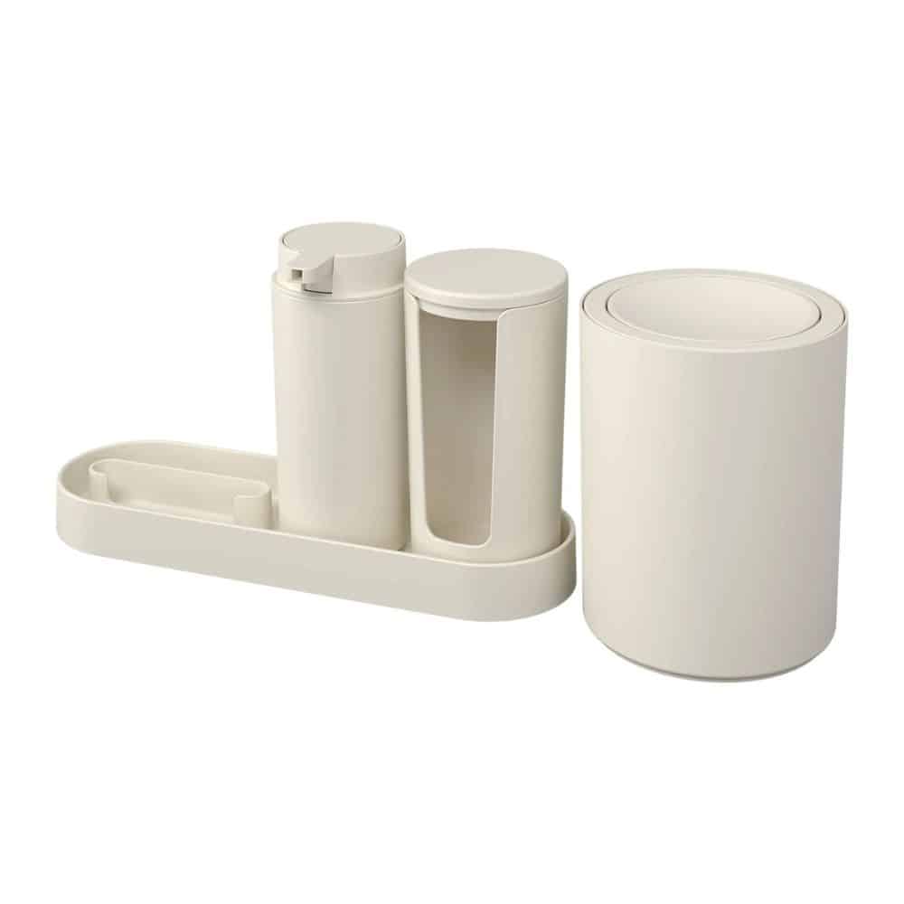 Kit Para Banheiro Serene Coza Brinox 4 peças - Cuidados Com a Pele