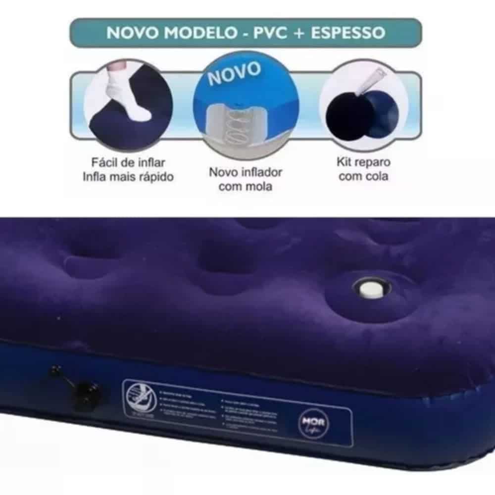 Colchão Inflável Multiuso MOR - Casal