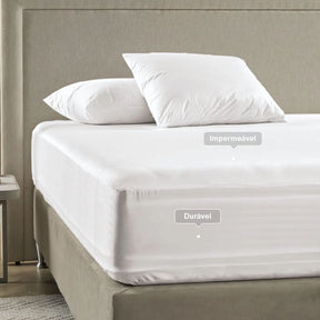 Protetor Colchão Queen Impermeável Malha algodão Kacyumara