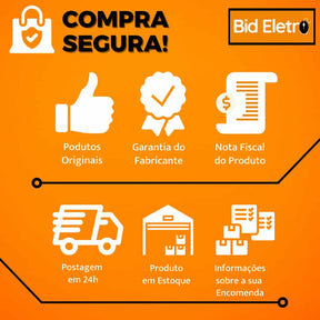 Kit Com 100 Luminárias De Emergência Elgin 30 Leds