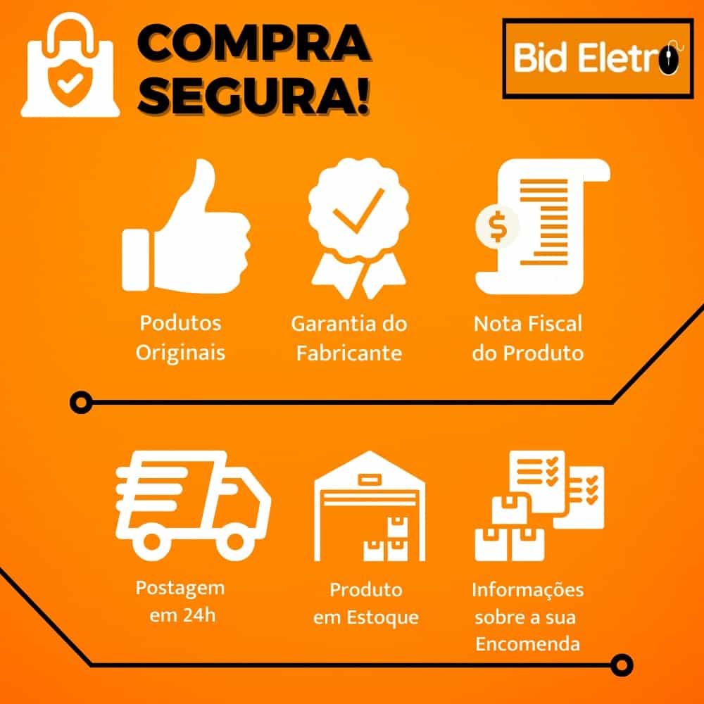 Kit Com 100 Luminárias De Emergência Elgin 30 Leds