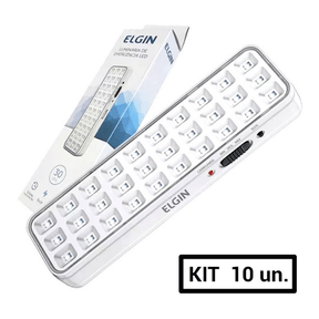 Kit Com 5 Luminária de Emergência 30 Led 2w Recarregável