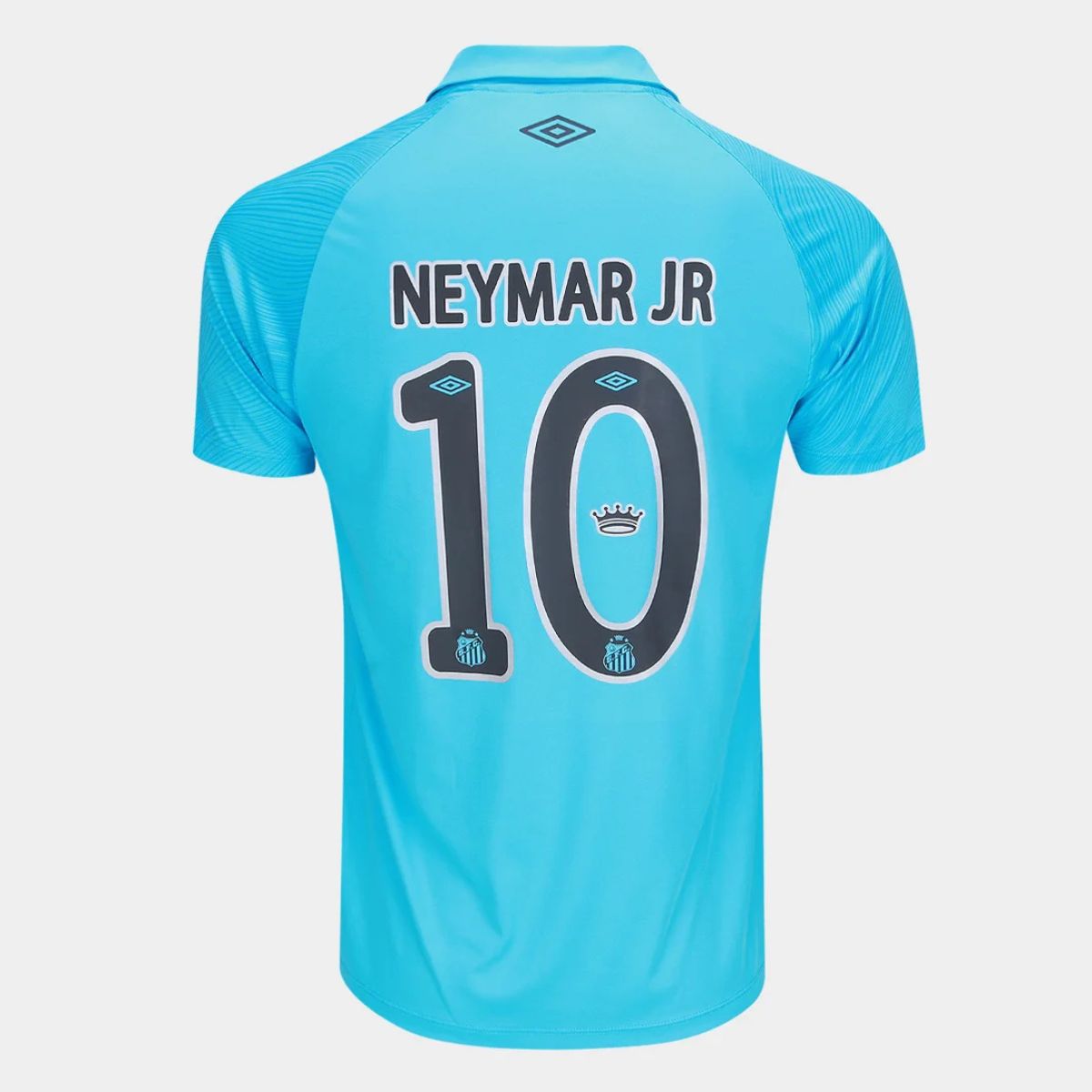 Camisa Torcedor Umbro Santos nº10 Neymar Jr. Ed. Especial 25/26 - cor: Azul/Preto
