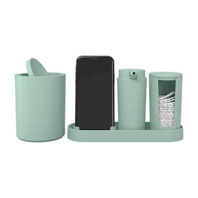 Kit Para Banheiro Serene Coza Brinox 4 peças - Cuidados Com a Pele