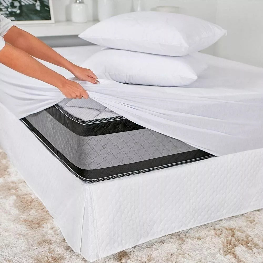 Protetor de Colchão Solteiro Malha Gel Lynel 90x190x30