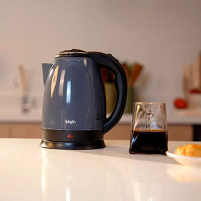 Chaleira Elétrica Térmica Inox Lunar Elgin 1,8 Litros cor: cinza 1200w