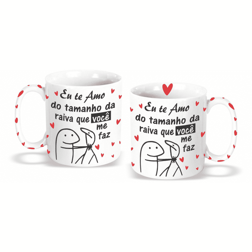 Caneca De Porcelana Com Modelos e Estampas 290/300ml