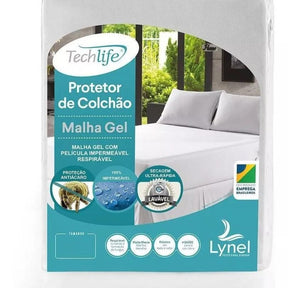 Protetor de Colchão Solteiro Malha Gel Lynel 90x190x30