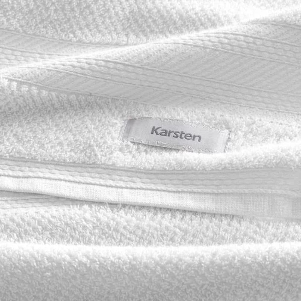 Jogo De Banho Karsten Fio Cardado 4 Peças Empire Branco