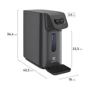Purificador de Água Electrolux Efficient com Filtro de carvão ativado PE15 Bivolt
