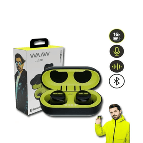 Fone De Ouvido Bluetooth Waaw By Alok Mob 100Eb Microfone