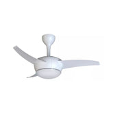 Ventilador de teto Ventisol Vortice Inverter com luminaria led 20w 3 pas com controle Bivolt