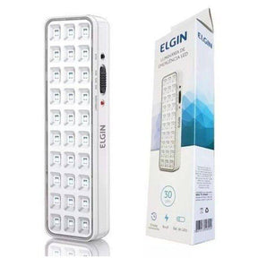 Kit Com 100 Luminárias De Emergência Elgin 30 Leds