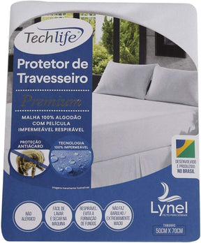 Protetor de Travesseiro Premium Lynel Malha 100% algodão 50x70