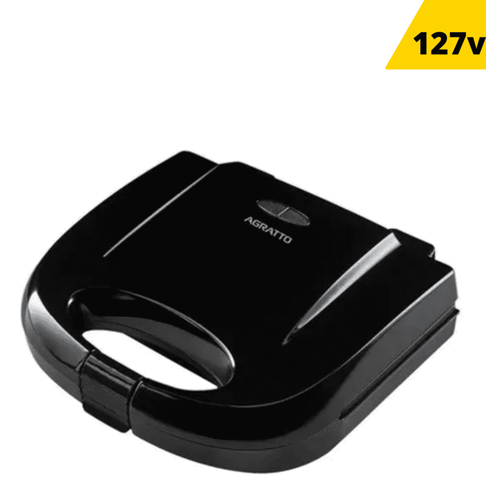 Sanduicheira E Grill 750w Black Sa01/02 Agratto