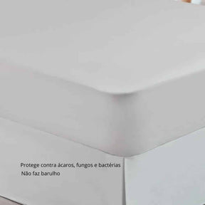 Protetor Colchão Solteiro Impermeável Malha em algodão Kacyumara